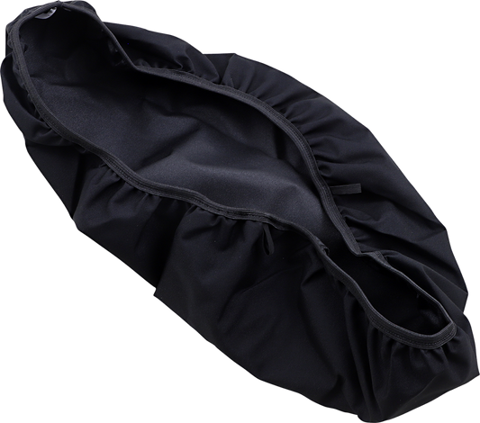 DRAG SPECIALTIES SEATS Predator/Spoon rain cover made of durable waterproof polyester with a secure fit for motorcycle seats.