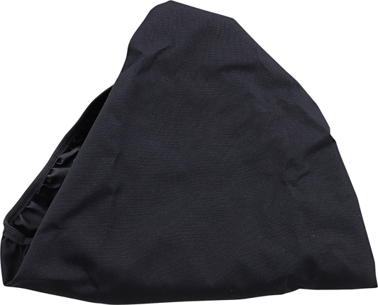 DRAG SPECIALTIES SEATS Predator/Spoon rain cover made of durable waterproof polyester with a secure fit for motorcycle seats.