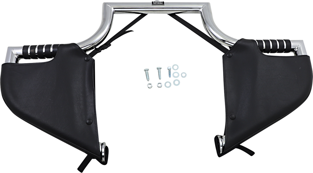 DRAG SPECIALTIES SEATS low profile plain seat for FLST/FXST motorcycles, shown in black with a smooth surface.