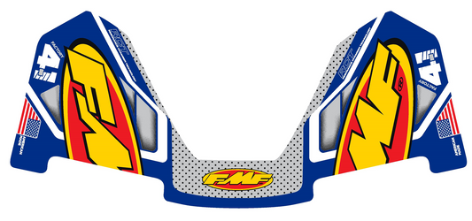 FMF Exhaust Replacement Decal - Colorways 4.1 Blue Part 014849