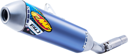FMF Factory 4.1 Muffler with resonance chamber technology for enhanced performance and quieter operation.