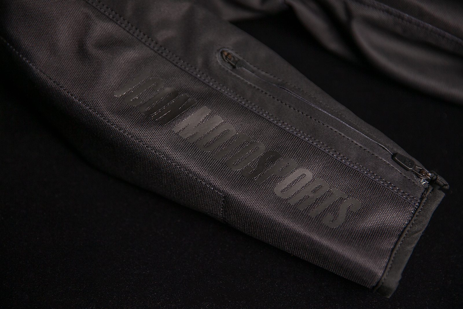 Black ICON Women's Airform™ Jacket with sport fit, impact protection, and ventilation features, designed for active wear.
