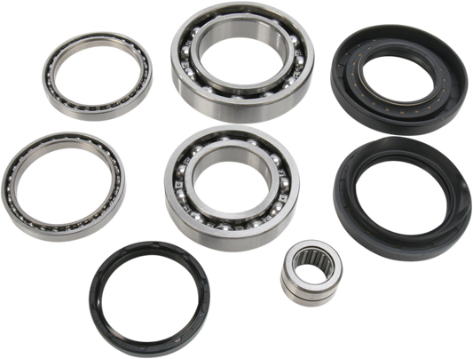 Moose Offroad rear differential bearing and seal kit for Honda vehicles, part 25-2070, with bearings and seals visible.