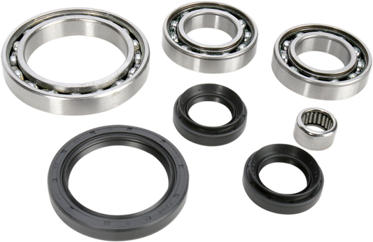 Moose Offroad Yamaha rear differential bearing and seal kit, includes bearings and seals for rear axle maintenance.