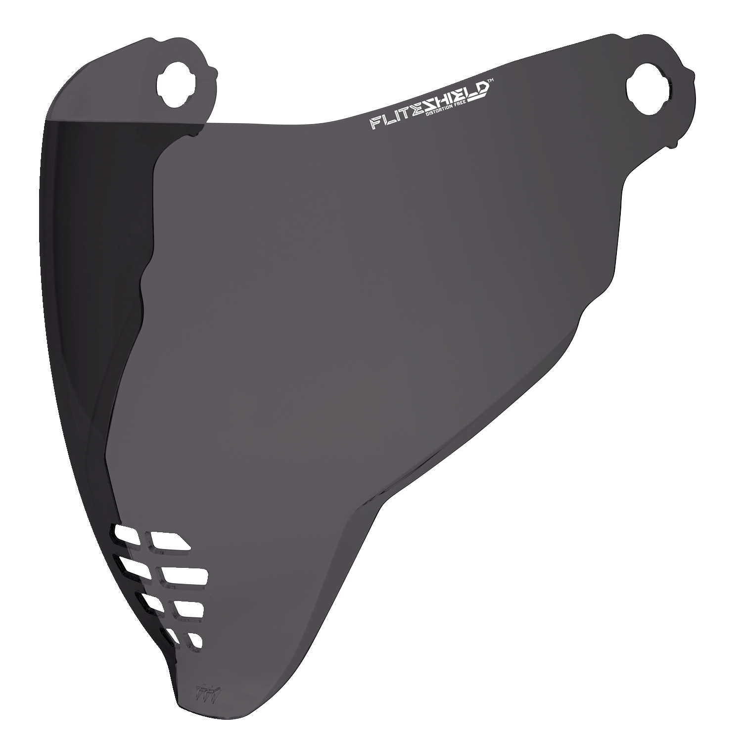 ICON Airflite FliteShield dark smoke helmet visor for ICON Airflite motorcycle helmet, clear and tinted shield for safety and style