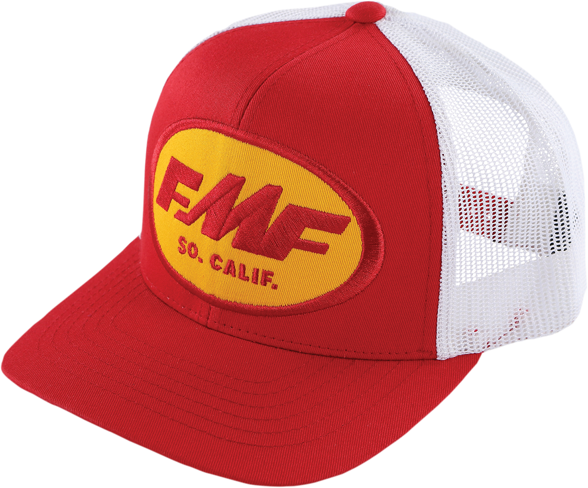 FMF Origins 2 Hat - Red SP21196908RED by FMF with Cotton Applique and Embroidery