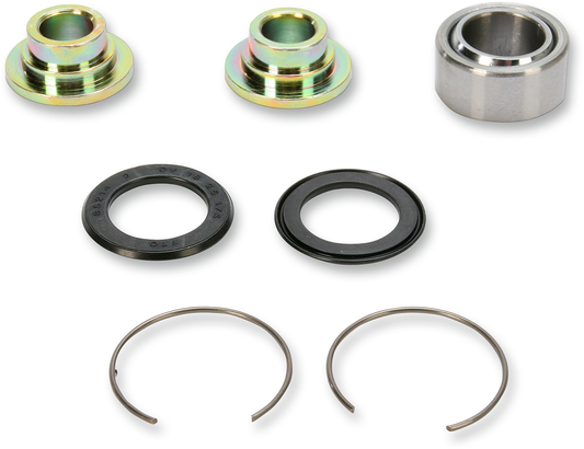 Moose Offroad Shock Bearing Kit 29-5070 for Gas Gas, Husqvarna, KTM upper and lower link shocks, metal and rubber components.