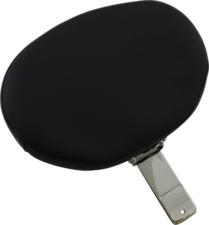 Drag Specialties EZ Glide II convertible motorcycle seat with cover, featuring adjustable backrest for comfort and style.