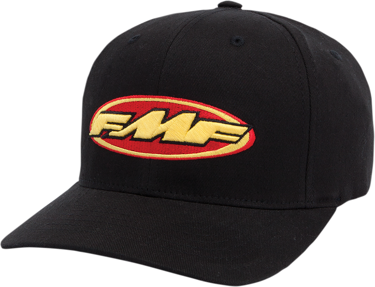 Black FMF The Don 2 hat in large/XL size featuring a curved brim and adjustable strap, stylish headwear for casual wear.