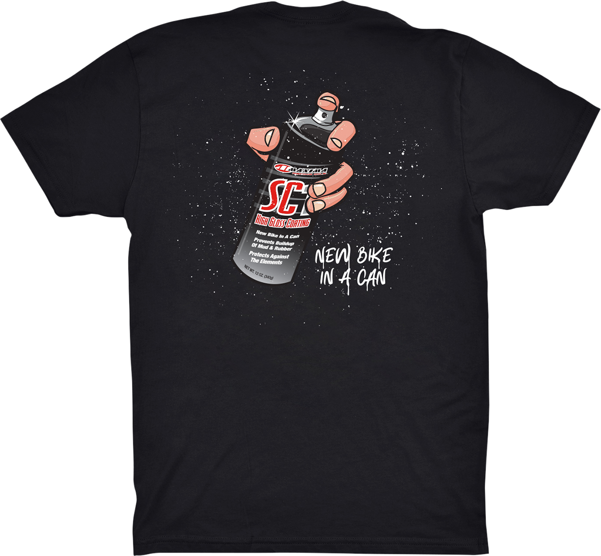 Black MAXIMA RACING OIL Maxima SC1 short-sleeve T-shirt in small size, featuring the brand logo on the front.