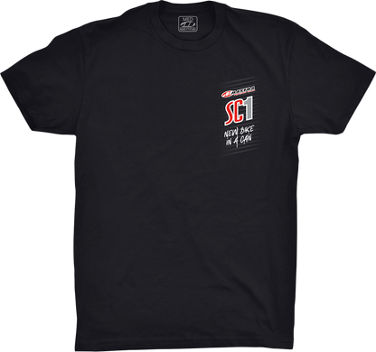 Black Maxima Racing Oil Maxima SC1 short-sleeve T-shirt in small size, featuring the brand logo on the front.