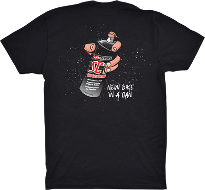 Black MAXIMA RACING OIL Maxima SC1 short-sleeve T-shirt in large size, featuring the brand logo on the front.