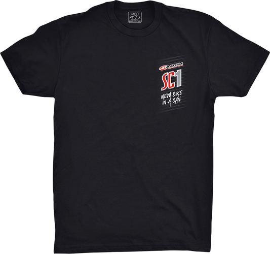 Black MAXIMA RACING OIL Maxima SC1 short-sleeve T-shirt in large size, featuring the brand logo on the front.