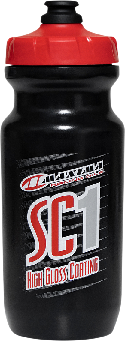 MAXIMA RACING OIL SC1 water bottle, 21 fl oz, with MAXIMA RACING OIL branding and part number 10-10083-01.