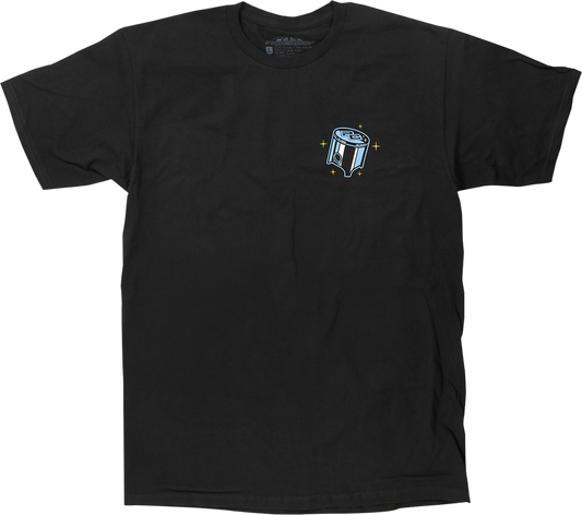 Black PRO CIRCUIT Piston T-Shirt in 2XL, showing the graphic design featuring the PRO CIRCUIT logo and piston illustration.
