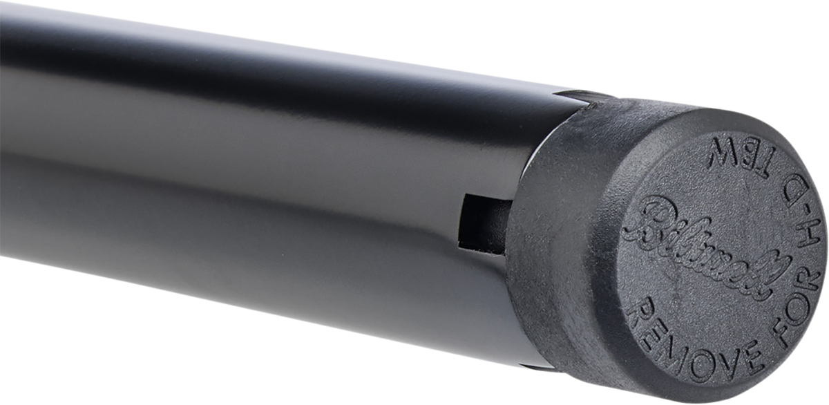 Black BILTWELL Tracker handlebar for motorcycles, designed by Bill's Exhausts, with a sleek, curved hand grip style.
