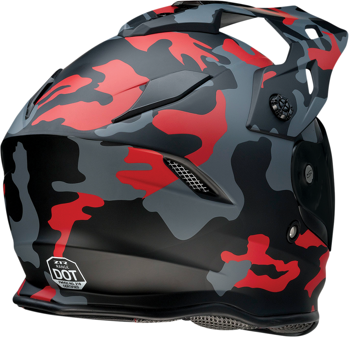 Z1R, Z1R Range Helmet in Camo Red with 2XL Fit - Part Number 0140-0098