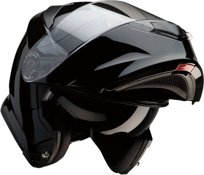 Z1R Solaris modular helmet in black, size 3XL, with polycarbonate shell, ventilation system, and removable liner for comfort.