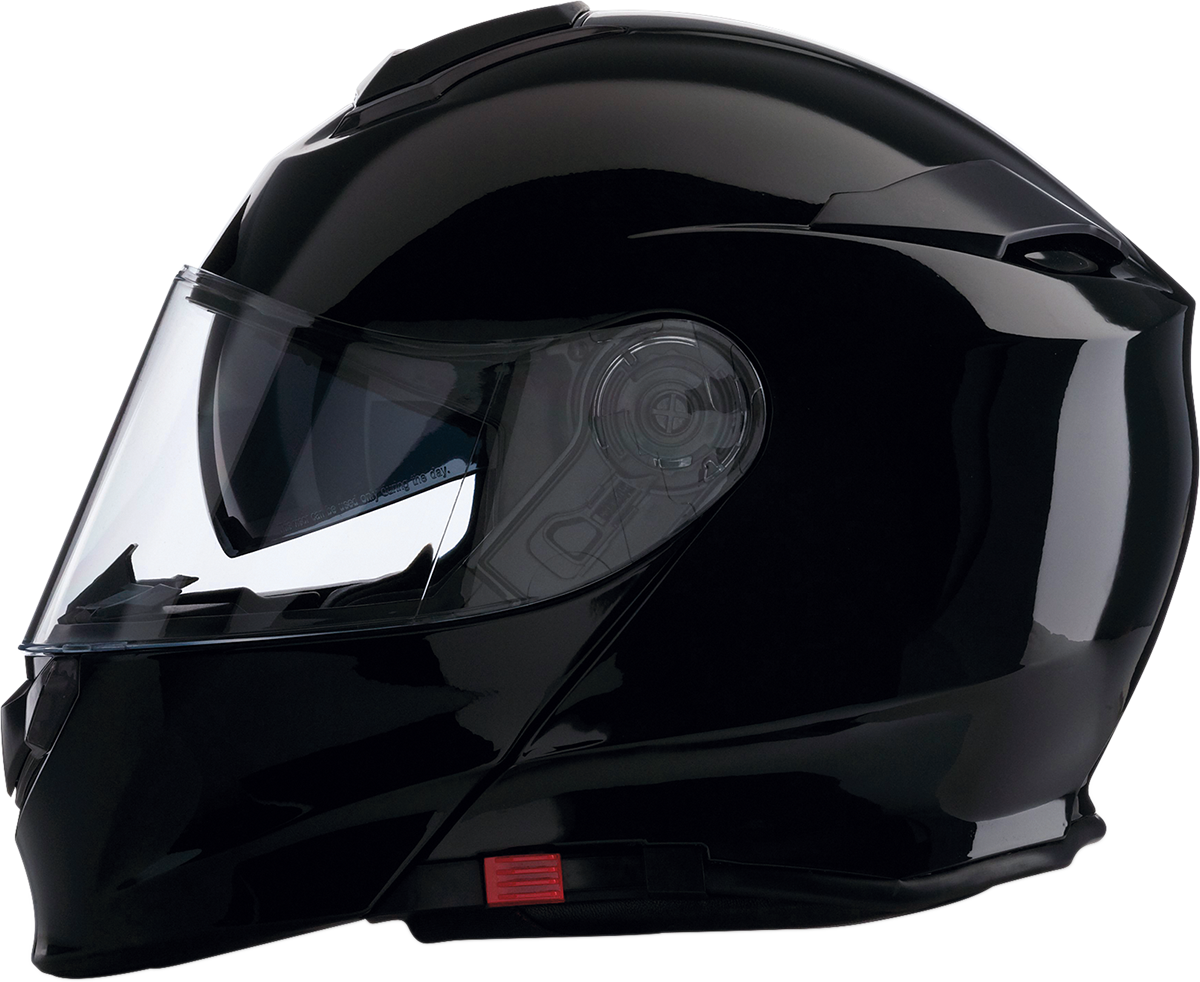 Z1R Solaris modular helmet in black, 3XL size, featuring polycarbonate shell, ventilation, and removable liner.