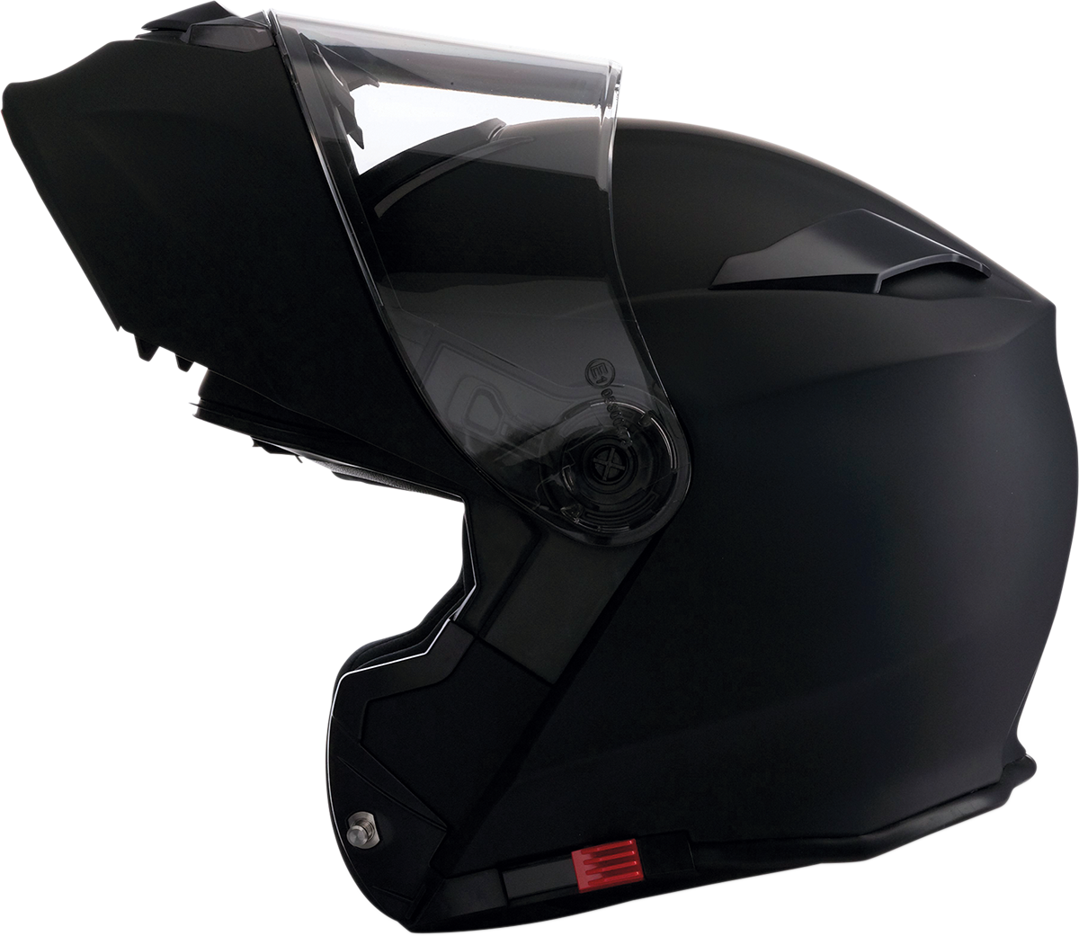 Z1R Solaris modular helmet in flat black, size 3XL, with aerodynamic design and secure chin strap.