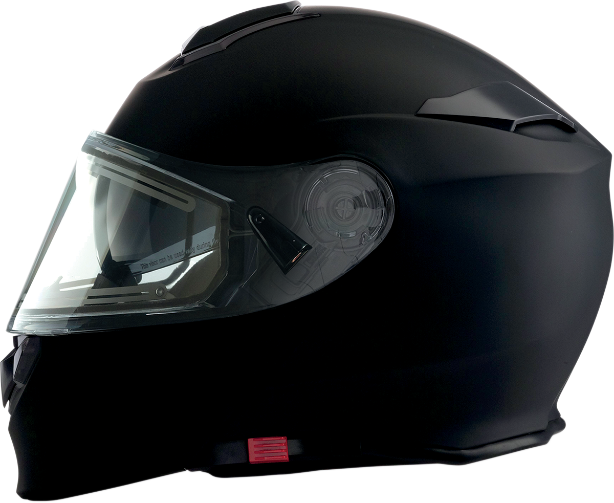 Z1R, Z1R Solaris Helmet Electric Dual Pane 4XL Flat Black - Part 0120-0711
