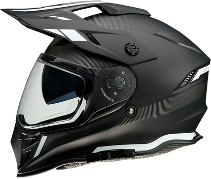Z1R Z1R Range helmet in Uptake Black and White, XL size, with aerodynamic design and matte finish.