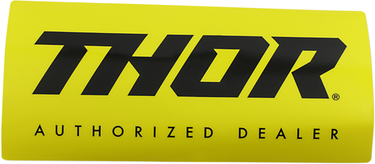 Decal featuring the THOR official logo and branding, designed for motorcycle or vehicle customization.