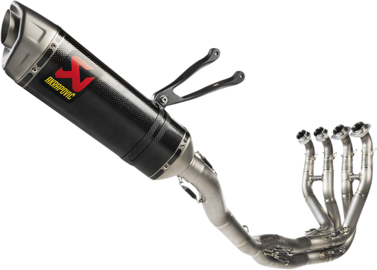 AKRAPOVIC Race Exhaust for Kawasaki Ninja ZX-10RR - Carbon Fiber S-K10R10-RC