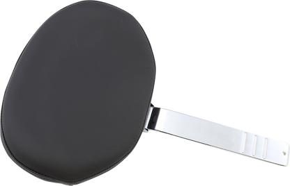 DRAG SPECIALTIES SEATS backrest pad with solar reflective large tall bar for FL bikes, model years 1989 to 2022, part #0822-0463.