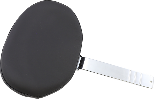 DRAG SPECIALTIES SEATS backrest pad with solar reflective large tall bar for FL bikes, model years 1989 to 2022, part #0822-0463.