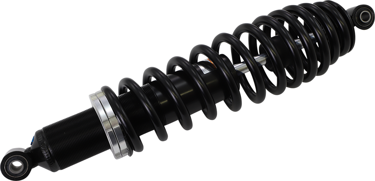 Moose Offroad heavy-duty rear gas shock for Polaris off-road vehicles, durable suspension component in black with mounting hardware