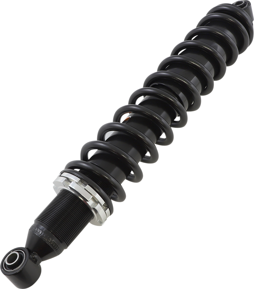 Heavy-duty rear gas shock absorber for Honda vehicles, manufactured by Moose Offroad, designed for off-road durability and performance.