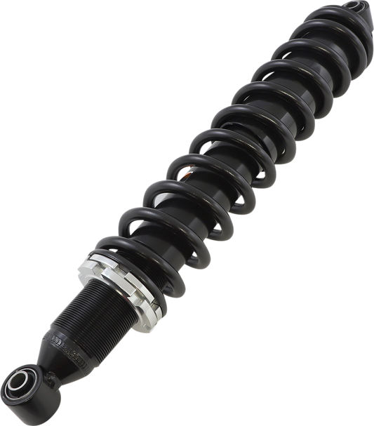 Heavy-duty rear gas shock absorber for Honda vehicles, manufactured by Moose Offroad, designed for off-road durability and performance.