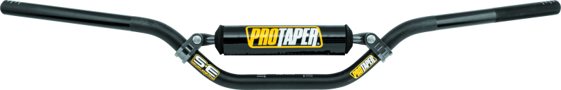 Black ProTaper SE Trials Mid Handlebar with ergonomic design, suitable for motocross and trial riding bikes.