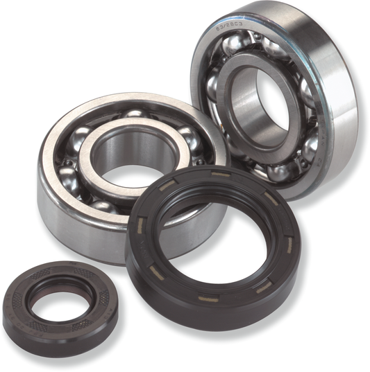 Moose Offroad Kawasaki crankcase bearing and seal kit, part #24-1011, featuring multiple seals and bearings for engine maintenance.