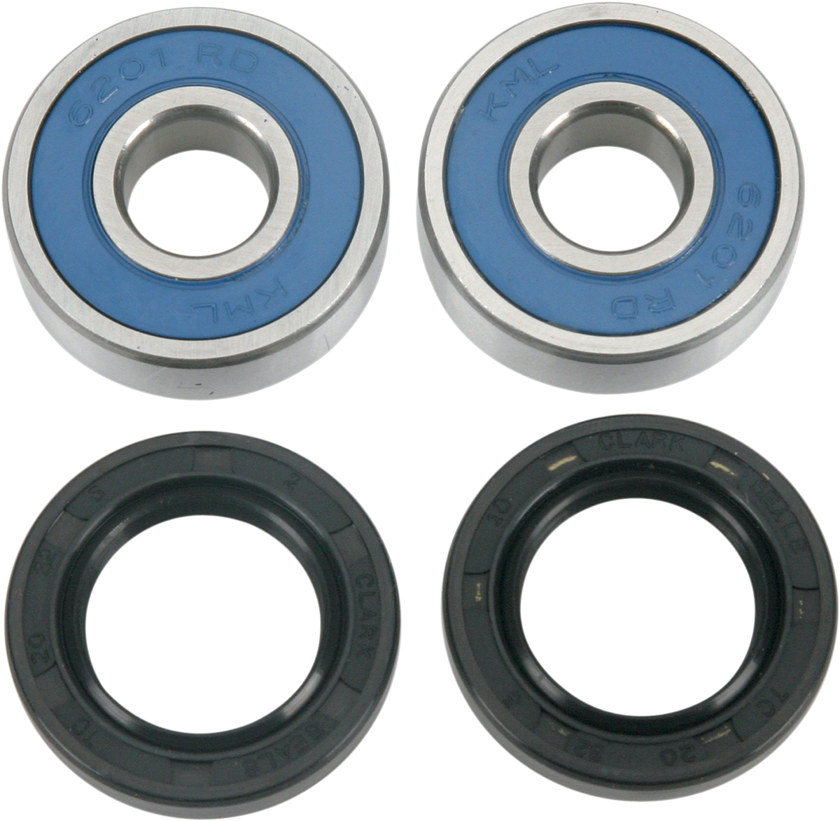 Moose Offroad wheel bearing kit 25-1025 for Suzuki DR-Z 70 and Yamaha YZ 80/85/TT-R 50, showing bearings and packaging.