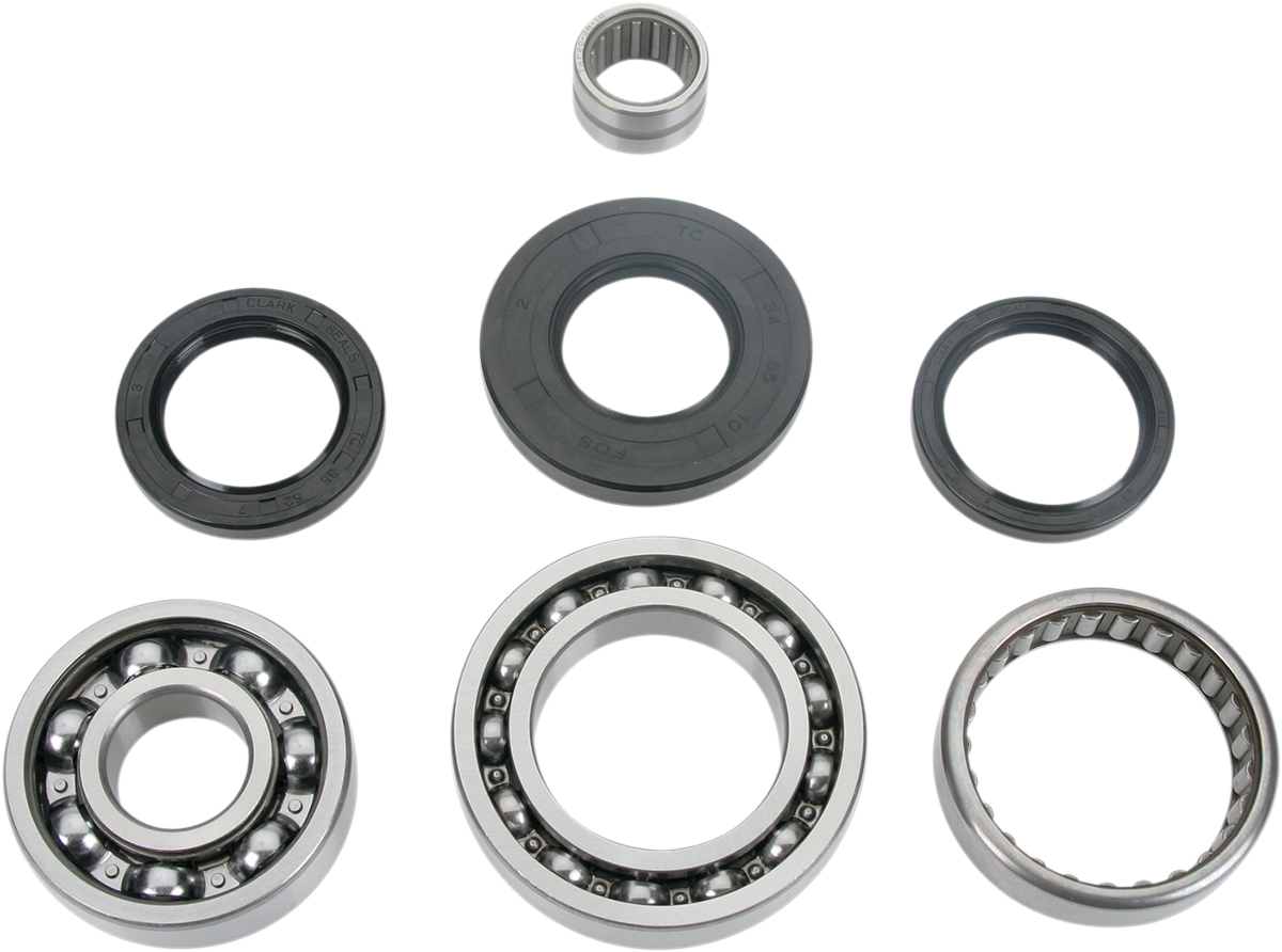 Moose Offroad Kawasaki rear differential bearing and seal kit, part 216002, with bearings and seals for motorcycle repair.