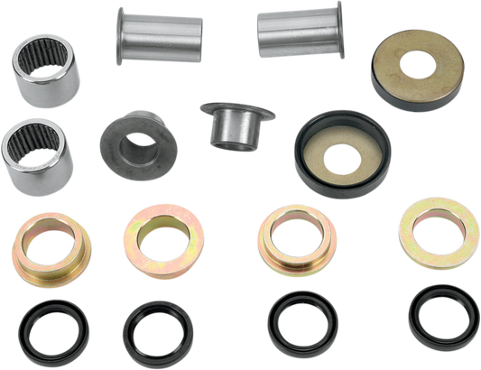 Moose Offroad swingarm bearing kit for Suzuki, includes durable bearings for motorcycle suspension maintenance.