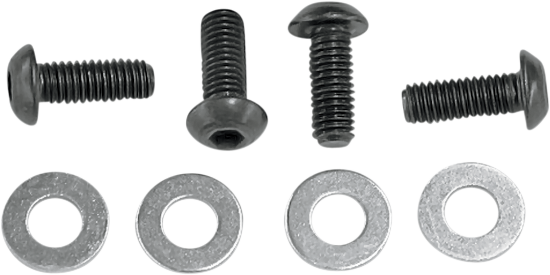 Set of four MOOSE OFFROAD replacement bolts for secure plate mounting, part 830, designed for offroad vehicle upgrades.