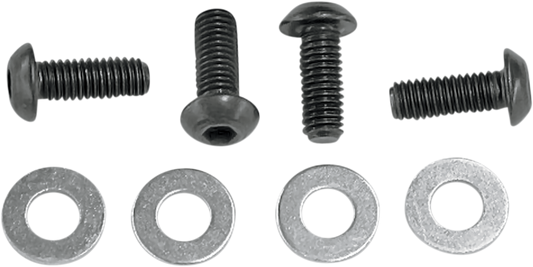 Set of four MOOSE OFFROAD replacement bolts for secure plate mounting, part 830, designed for offroad vehicle upgrades.