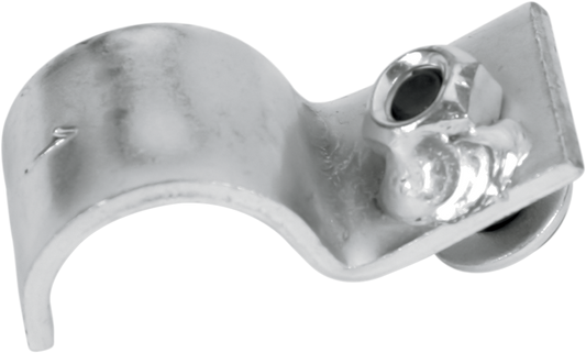 MOOSE OFFROAD 1-inch replacement clamp for off-road vehicle parts, shown in black with metal construction.