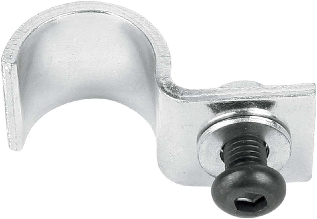 MOOSE Offroad standard 25mm replacement clamp, part #804, showing metallic clamp with screw mechanism for offroad vehicle repair