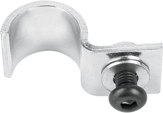MOOSE Offroad standard 25mm replacement clamp, part #804, showing metallic clamp with screw mechanism for offroad vehicle repair