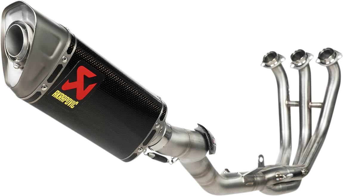AKRAPOVIC Carbon Fiber Exhaust for Yamaha Tracer 900 | Part Number S-Y9R14-APC