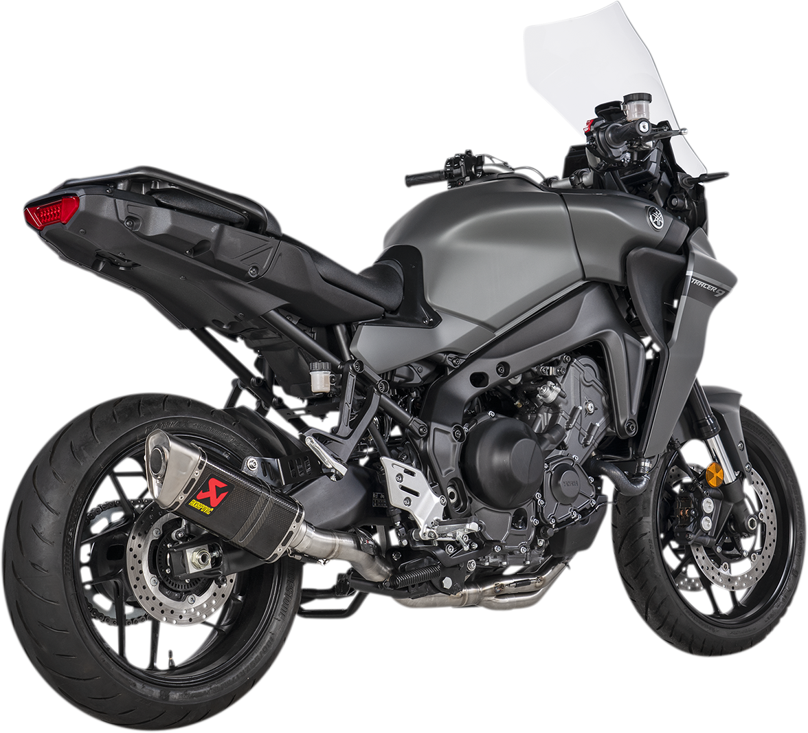 AKRAPOVIC Carbon Fiber Exhaust for Yamaha Tracer 900 | Part Number S-Y9R14-APC