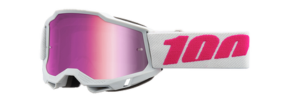 100% Accuri 2 Goggles - Keetz - Pink Mirror 50014-00019 - Howling Moto