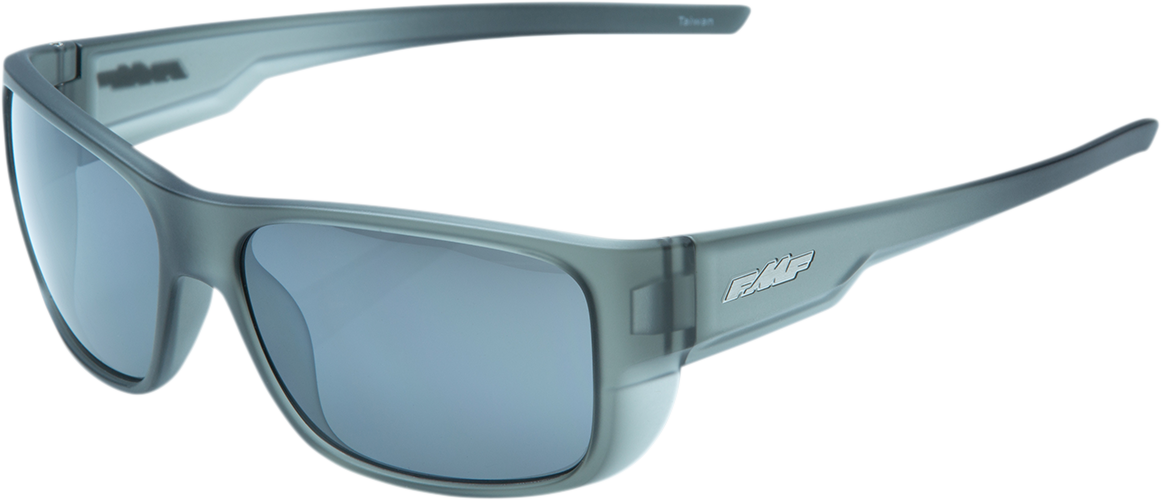 FMF Throttle Sunglasses Matte Crystal Smoke with Silver Mirror Lens F-61501-252-01