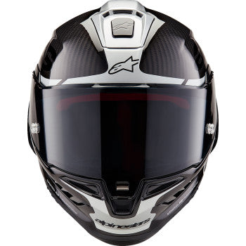 ALPINESTARS Supertech R10 Helmet - Element - Carbon/Silver/Black - XL 8200324-1368-XL - Howling Moto