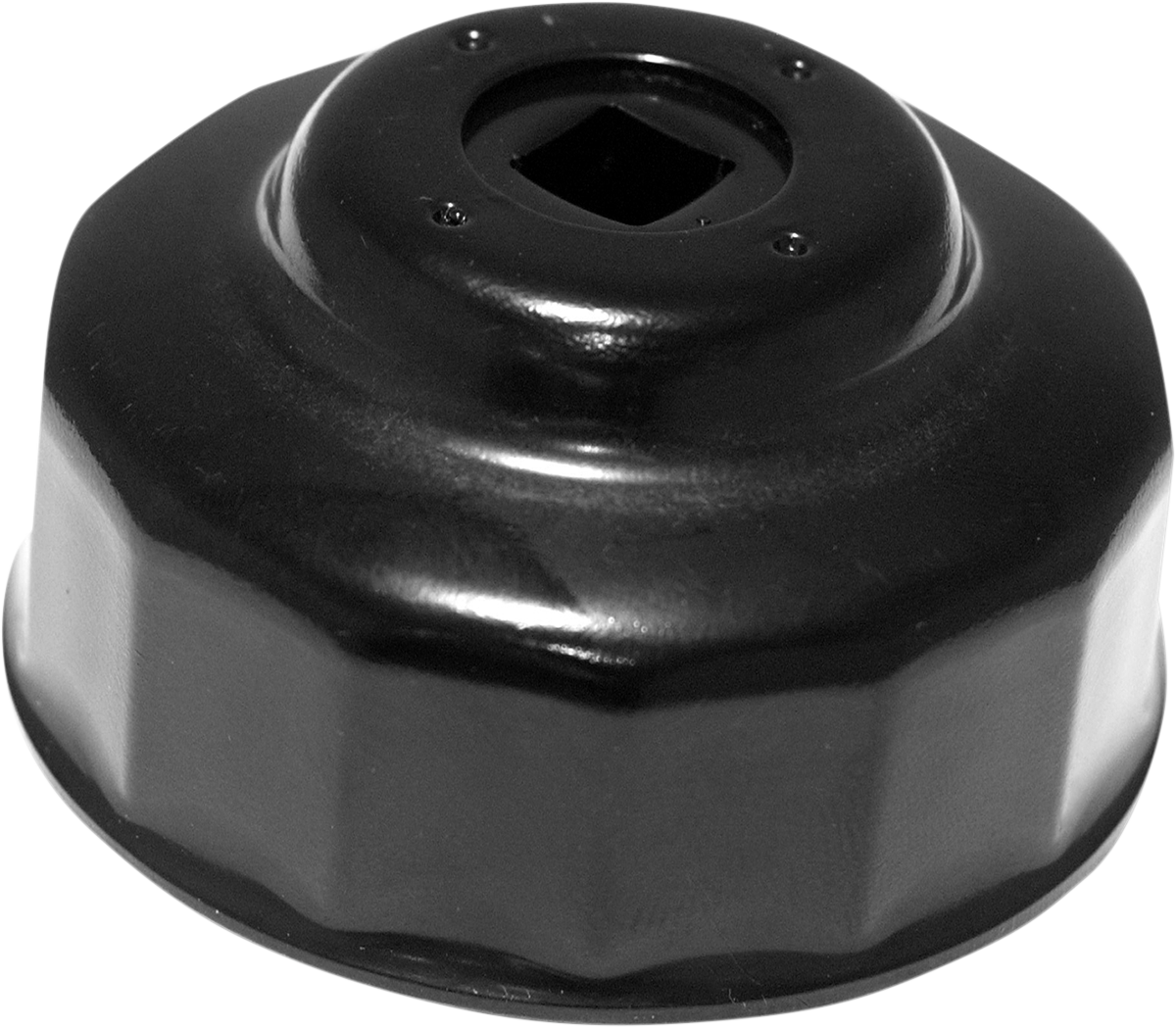 PARTS UNLIMITED 65mm oil filter wrench designed for Honda and Kawasaki motorcycles, ideal for easy filter removal and installation.