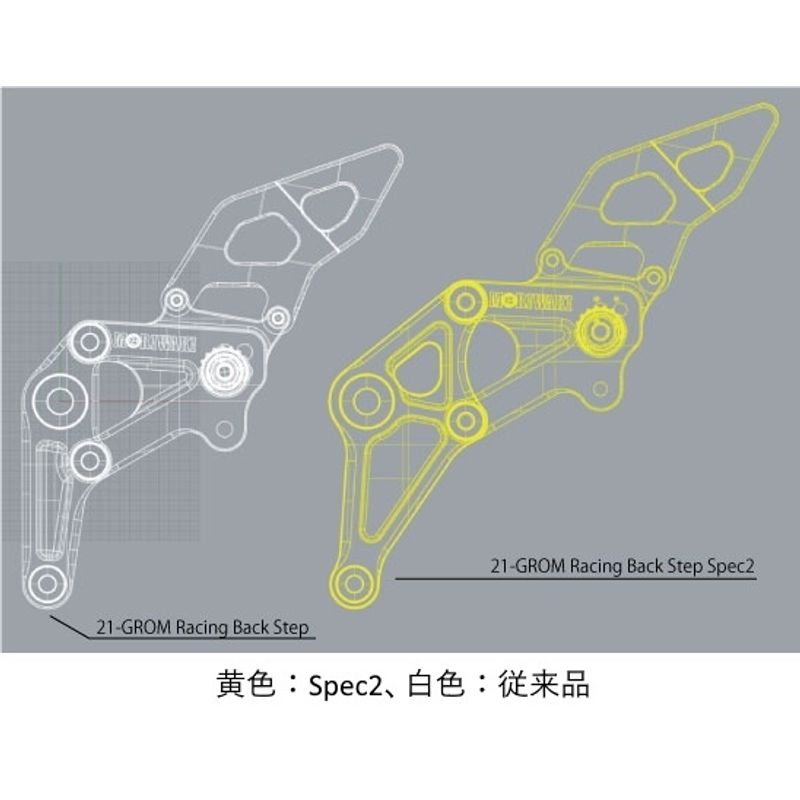 Moriwaki Racing Rearset Kit SPEC2